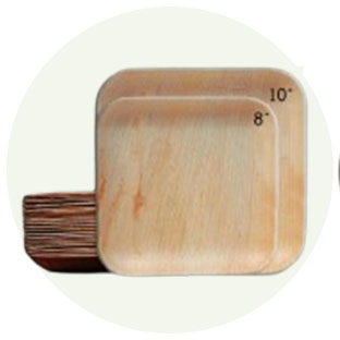 Areca leaf plates